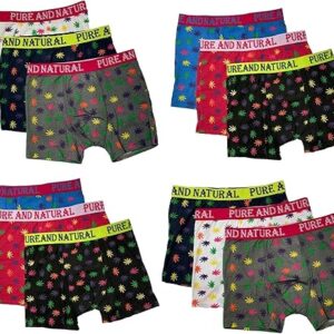 DigitalSpot Mens Undergarments Leaf Boxer Shorts Adults Casual Undergarments Boxer Briefs