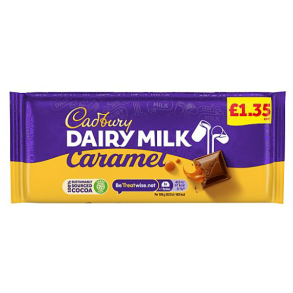 Dairy milk Caramel x 16